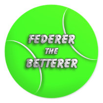 Federer the Betterer stickers by kahmier Federer the Betterer stickers