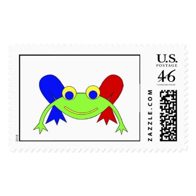 Federic the Frog Postage by lonvig