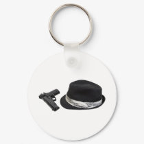 FedoraAndGun080709 copy keychains