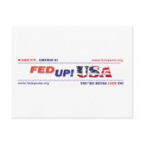 FedUpUSA Gear postcards