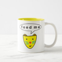 "Feed Me" Dog Mug mugs