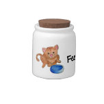 Feed Me Now! Treat Jar Candy Dish