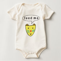 "Feed Me" Onesie - Cats t-shirts
