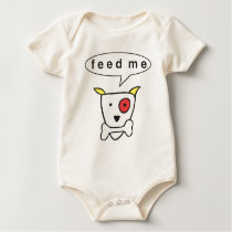 "Feed Me" Onesie t-shirts