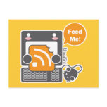 Feed Me postcards