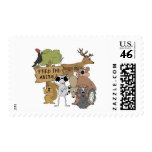Feed the Animals Postage Stamp
