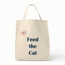 Feed the Cat Reminders Tote Bags