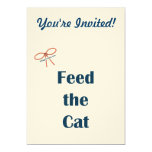 Feed the Cat Reminders Card