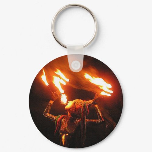 Feed the Fire Keychain keychain