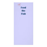 Feed The Fish Reminders Personalized Rack Card