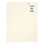 Feed The Kids Reminders Letterhead Design