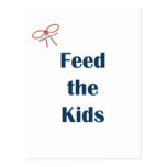 Feed The Kids Reminders Postcard