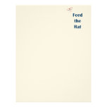 Feed The Rat Reminders Personalized Letterhead