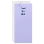 Feed The Rat Reminders Rack Card Template