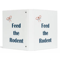 Feed The Rodent Reminders binders