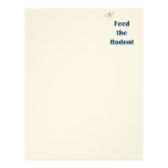 Feed The Rodent Reminders Letterhead Template