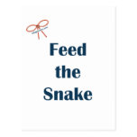 Feed The Snake Reminders Postcard