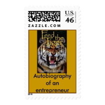 Feed the Tiger Postage Stamps