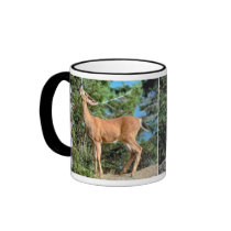 Feeding Deer mugs by MuseMagic Feeding Deer mugs