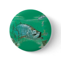 Feeding Tarpon buttons by FishTsdotcom Feeding Tarpon buttons