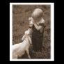Feeding the Goat Postcard