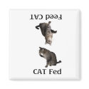 FeedTheCat magnets by HappyCatDesign FeedTheCat magnets
