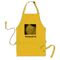 FEEEEEEED ME funny cat apron