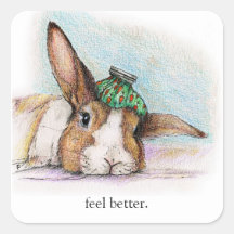 FEEL BETTER BUN STICKERS