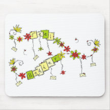 Feel Better Doodles Mouse Pad