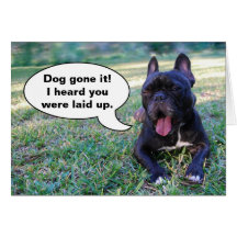 Feel Better Soon French Bulldog Card