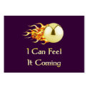 Feel It Coming Pinball Business Card
