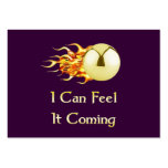 Feel It Coming Pinball Business Card