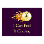 Feel It Coming Pinball Business Card