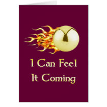 Feel It Coming Pinball Card