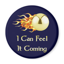 Feel It Coming Pinball Refrigerator Magnets