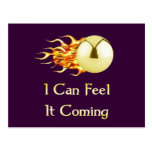 Feel It Coming Pinball Post Card