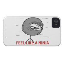 Feel Like A Ninja iPhone 4 Case-Mate Case