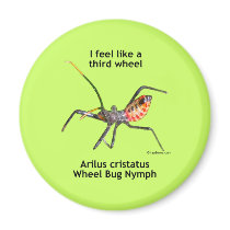 Feel Like A Third Wheel Bug Refrigerator Magnet