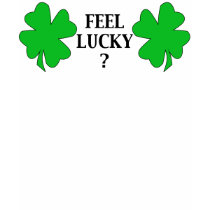 Feel Lucky Spaghetti Strap Tank t-shirts by IfYouHaveToAsk Feel Lucky Spaghetti Strap Tank t-shirts