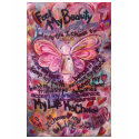 Feel My Beauty Pink Cancer Angel T-Shirt by donnabellasangels Feel My Beauty Pink Cancer Angel T-Shirt