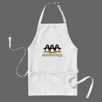 Feel The Burning Stare Of The Penguins Apron