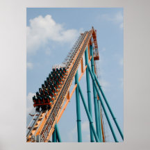 Feel the G-forice Of A Rollercoaster Poster