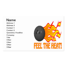 Feel The Heat Business Card Template