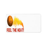 Feel The Heat Personalized Address Labels