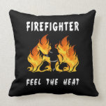 Feel The Heat Throw Pillows
