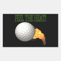 Feel The Heat Rectangular Sticker