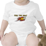 FEEL THE HEAT - SPORTY SLANG - Baby Baseball Onesi t-shirts