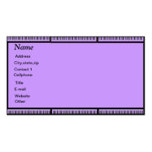 Feel the music_ business card template