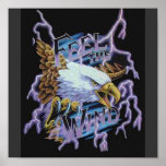 Feel Wind  Eagle Poster
