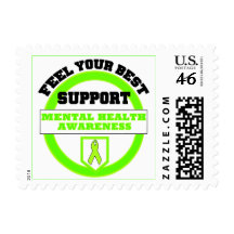 "Feel Your Best Mental Health Awareness" Postage